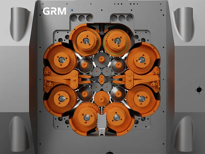 Dvidešimties aukštų valcavimo staklynas